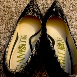Black lace Sam & Libby heel